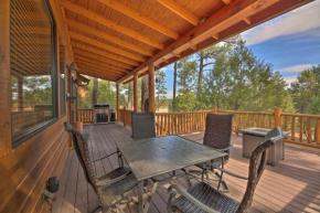 Show Low Cabin with Deck Less Than 4 Mi to Fool Hollow Lake!